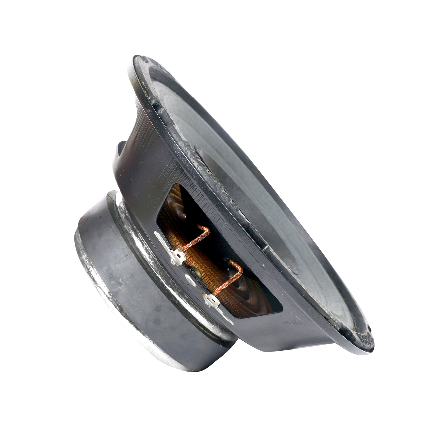Midrange Speakers - 6 Inch Size, 4 Ohm Impedance, Vented Magnet | Stiff Injection Molded Chassis, Dual Paper Cone, 40w Rms Power