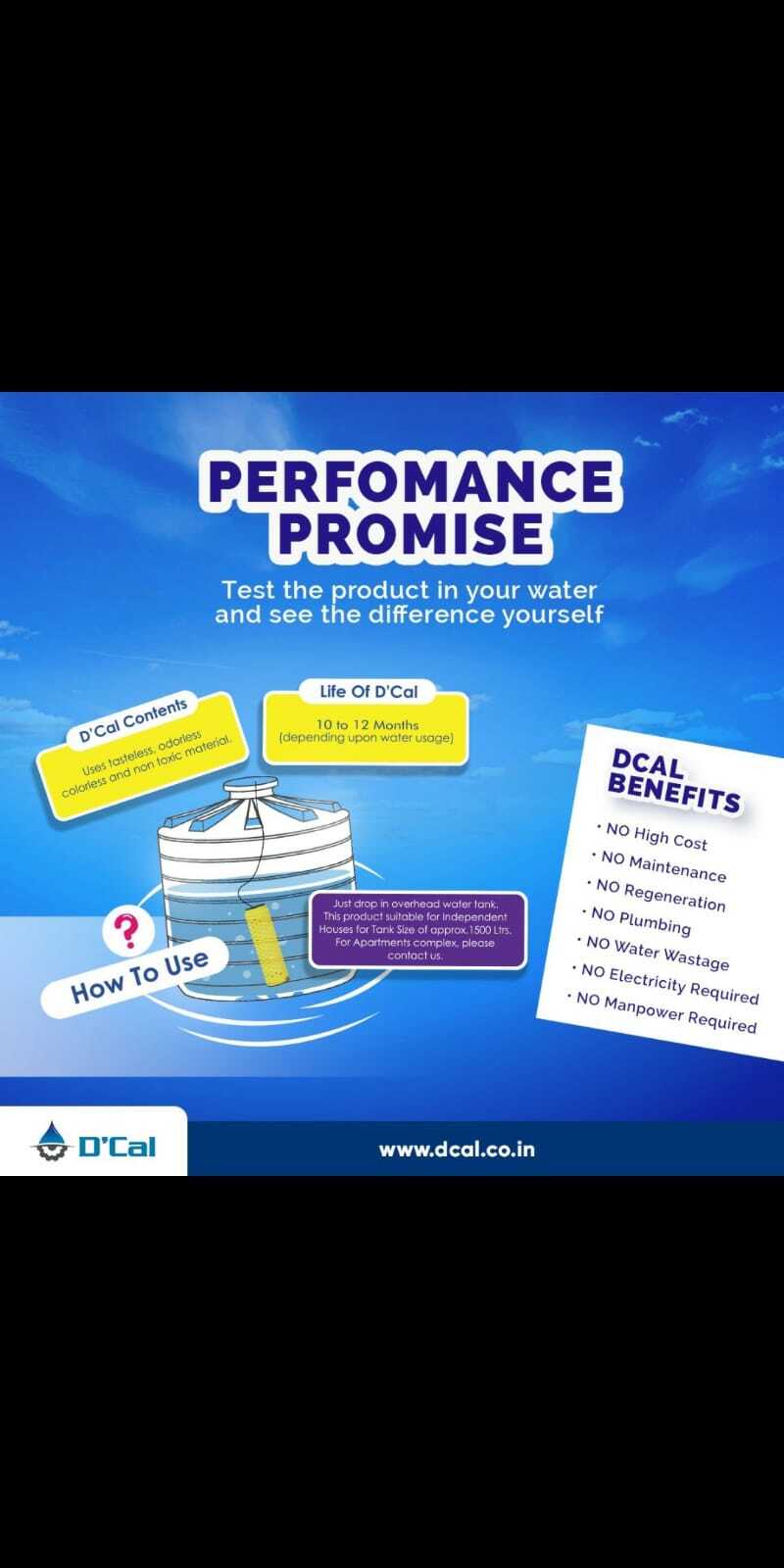 Water Conditioner - Plastic Material | 1000l Capacity, Inert Calcium Ion Masking Technology, Prevents Scaling On Fixtures And Appliances, Extends Lifespan Of Geysers And Washing Machines, Safe For Hair And Skin, No Electricity Or Maintenance Needed