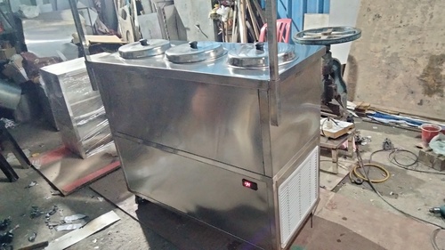 Turkish Ice Cream Deep Freezer - Stainless Steel, -15C to -40C Cooling Efficiency | Rapid Cooling in 15 Minutes, Insulated Body