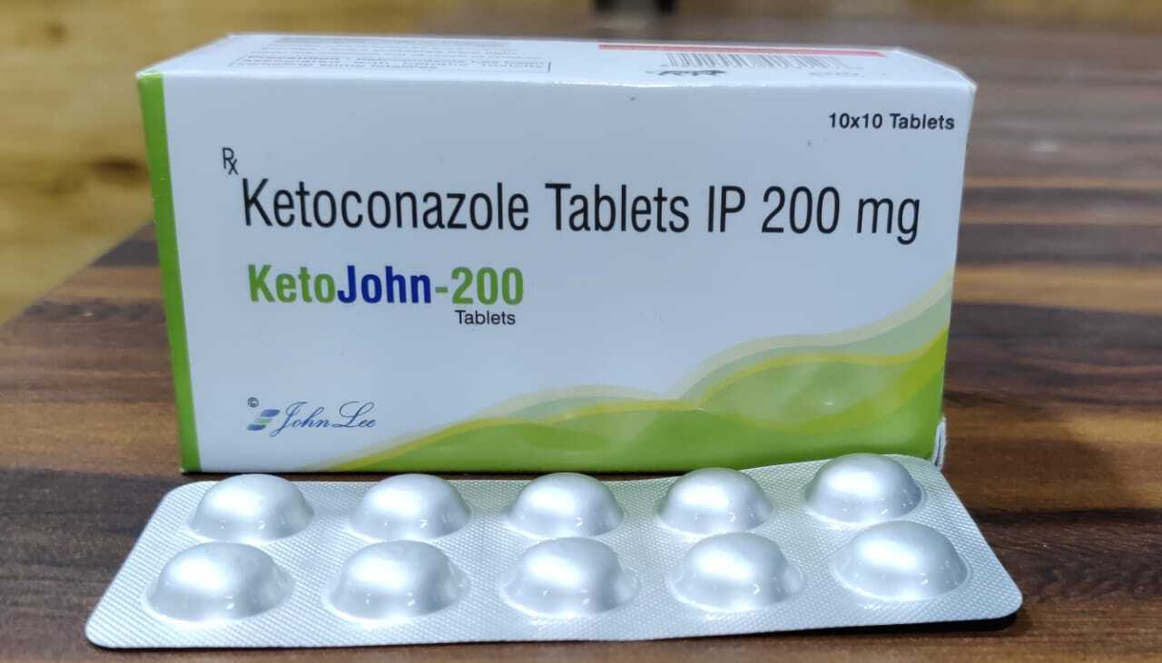 Ketoconazole Tablets - 200 Mg, Prescription Antifungal Medicine For Skin Infections | Alu Alu Packaging, General Medicines, Store In Dry & Cool Place
