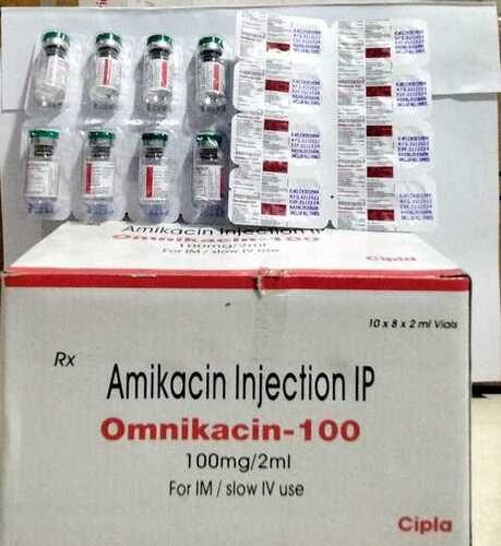 ओम्निकासिन 100mg इंज इंजेक्शन