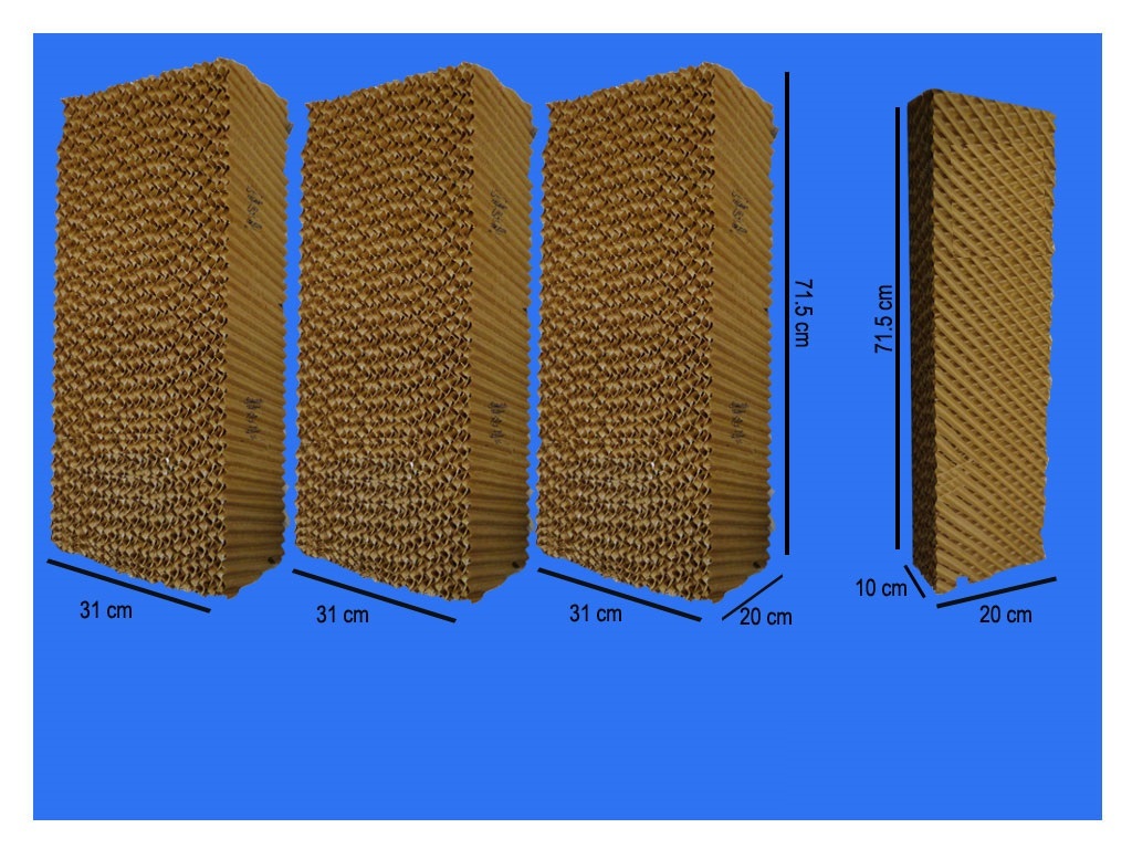 Brown And Green Brown Honeycomb Cooling Pad Supplier From Kalyani West Bengal