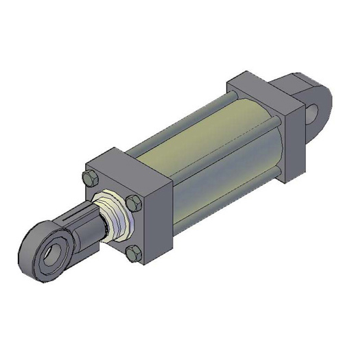 Grey Small Hydraulic Cylinders