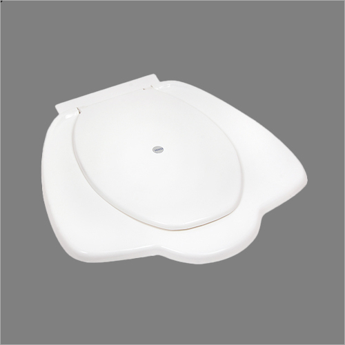 Toilet Seat Cover - PP Plastic, Round Shape, Glossy White Finish | Disposable and Reusable, Waterproof Design for Hygiene Protection