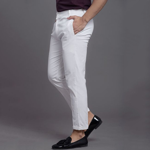 Mens Plain Formal Pant - High-quality Fabric, Multiple Colors Available | Washable, Soft Texture, Shrink Resistant, Plain Pattern
