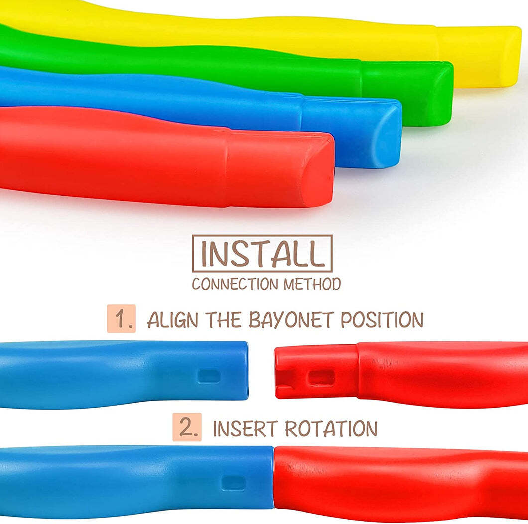 Hula Hoop (1664) - Plastic Material, 28-30 Inches Diameter, Multi-color Mix | Fun Exercise Toy For Kids, Customizable With 12 Interlocking Pieces