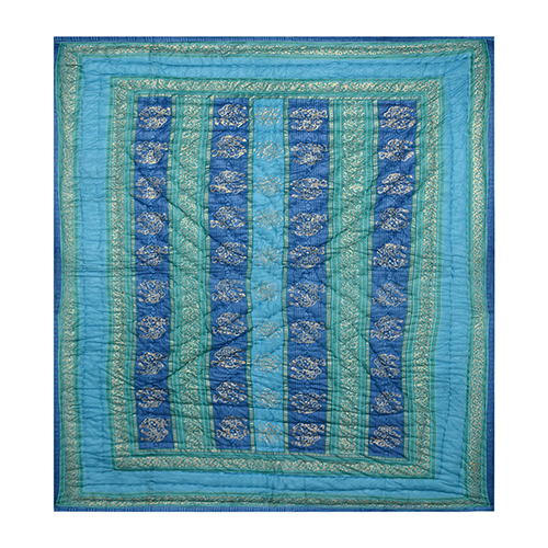 Camel Print Cotton Quilt - 100% Cotton, Full Size | Wool Filling, Knitted Technics, Printed Pattern