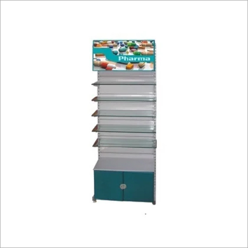 White Ss Pharmacy Rack