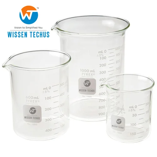 प्रयोगशाला ग्लासवेयर बीकर्स