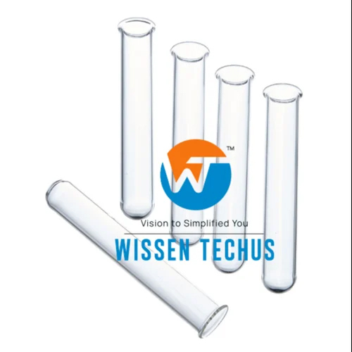 रिम के साथ ग्लास टेस्ट ट्यूब आवेदन: प्रयोगशाला