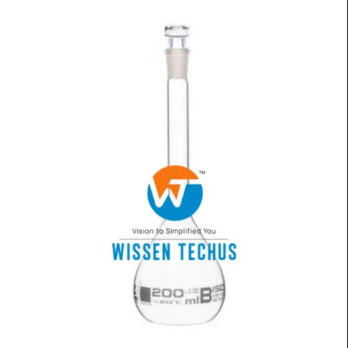 Volumetric Flask - Borosilicate Glass, 1000ml Capacity | High Precision For Laboratory Applications