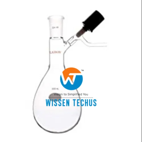 Kjeldahl Flask - Borosilicate Glass, 500ml | Ideal For Nitrogen Determination In Laboratory Applications