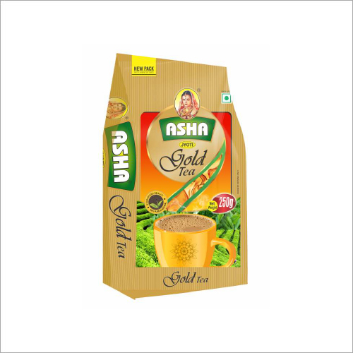 Customized Asha Gold Tea Packaging Pouches