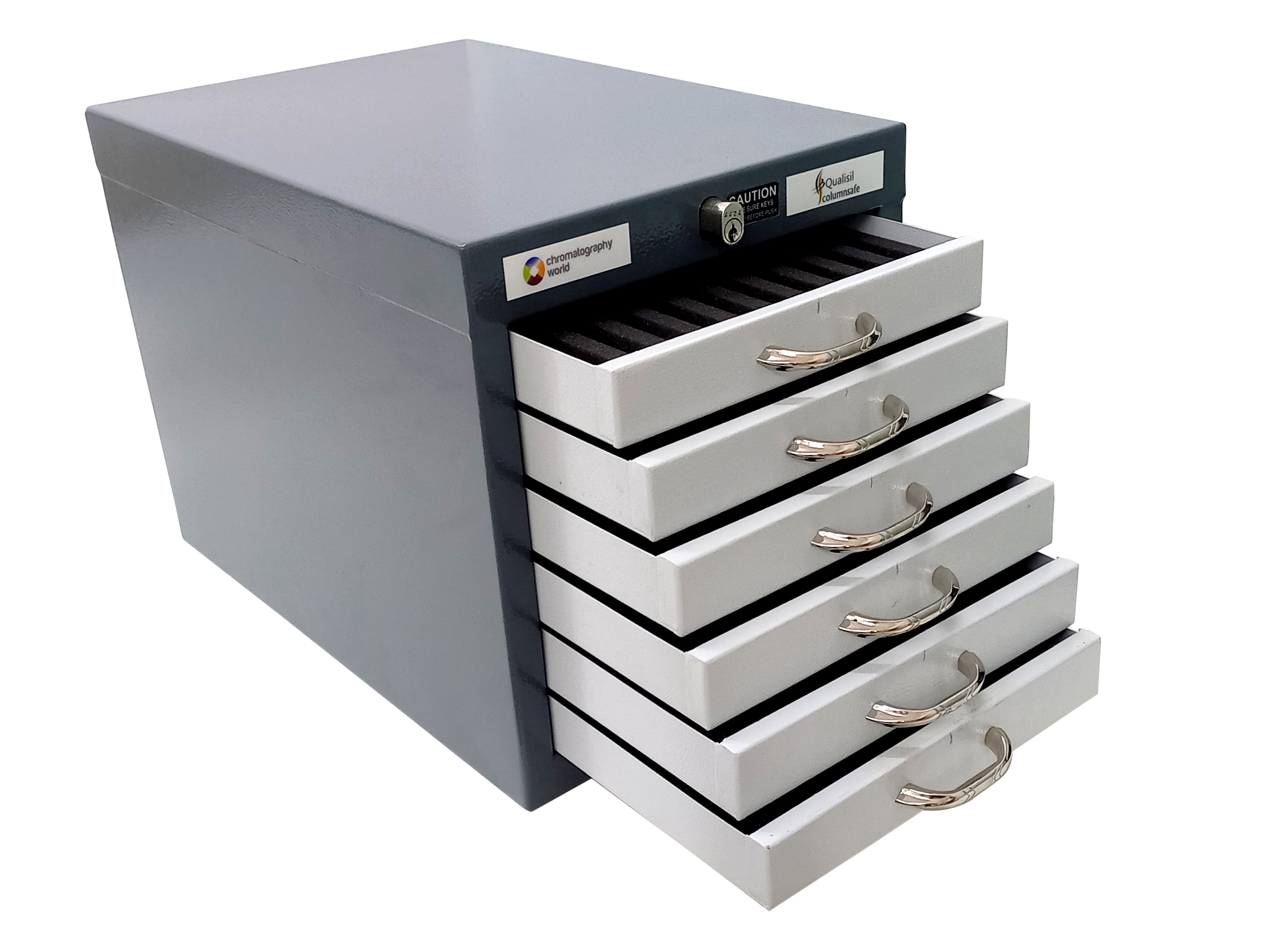 Grey Hplc Column Storage Cabinet (Qcs050-grey)