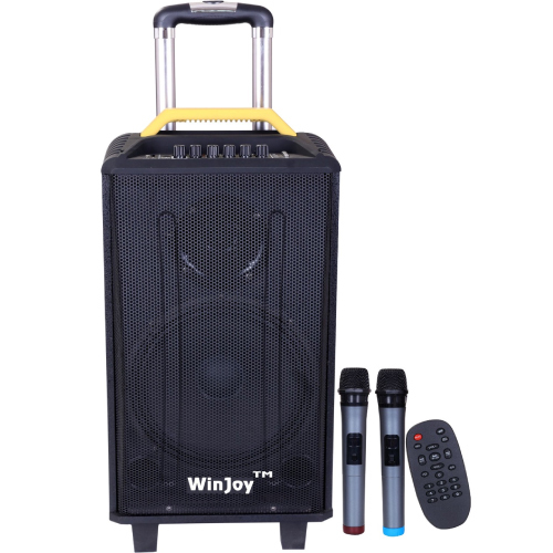 Black Wj-2510 Portable Speaker Trolley