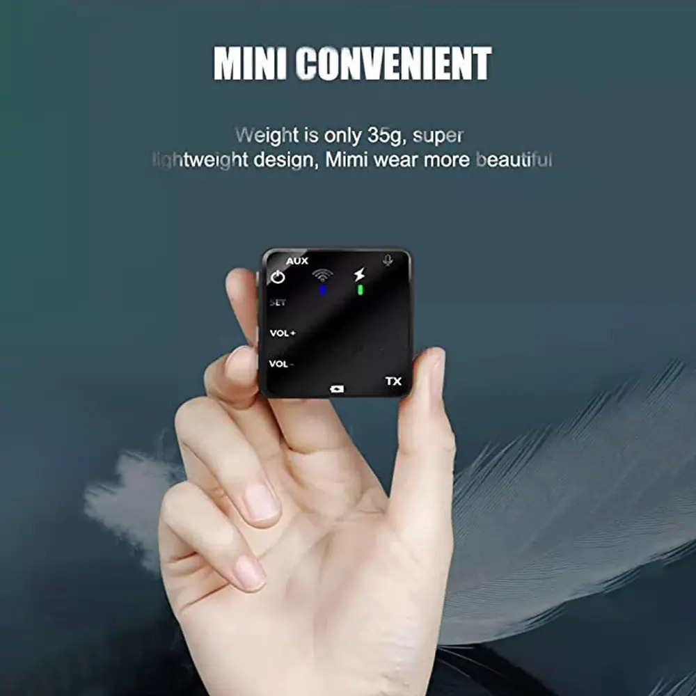 Type-c Charging One-for-one Wireless Lavalier Mini Microphone