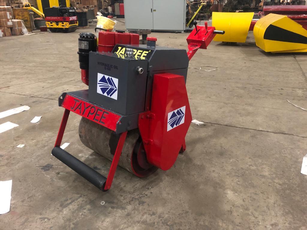 Walk Behind Vibratory Roller (Single Drum) - Color: Red