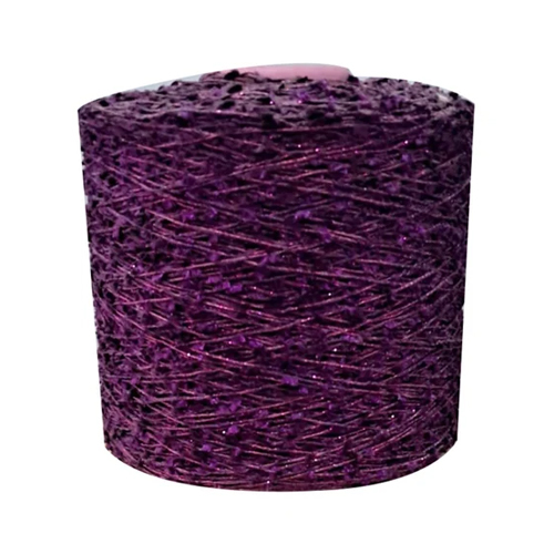 Cotton Purple Glitter Dori - 100% Cotton, Lightweight, Available in Various Colors | Plain Design for Versatile Crafting Projects