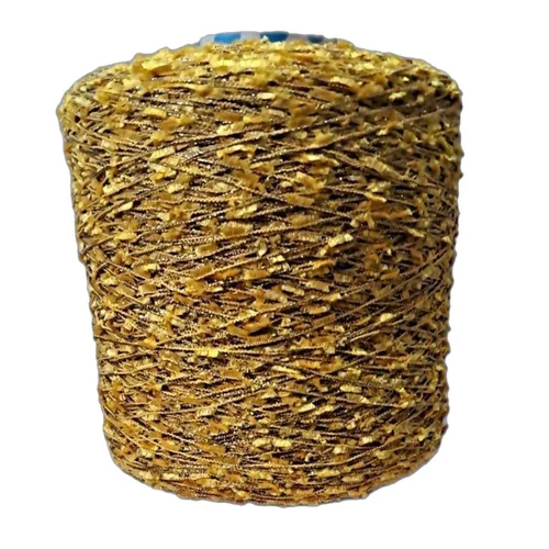Cotton Yellow Glitter Dori - 100% Cotton, Light Weight Design , Available in Multiple Colors