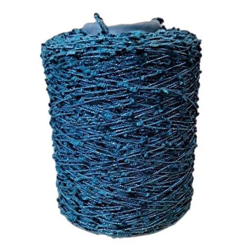 Cotton Sky Blue Glitter Dori - 100% Cotton, Lightweight, Available in Various Colors | Plain Design for Versatile Crafting and Decoration