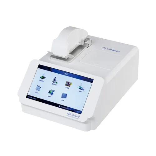 Micro Spectrophotometer - Aluminum, Alloy, and Quartz Fiber | 208 x 310 x 186 mm, Sleek White Design, 24VDC Power Supply, User-Friendly Interface