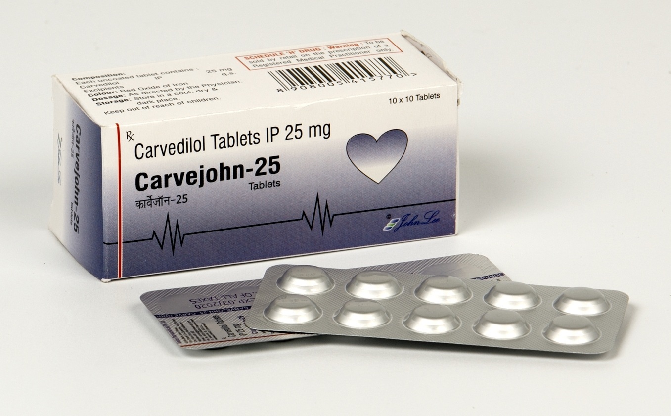 Carvedilol Tablets - 10000 Count, General Medicines For Heart Health | Store In Dry & Cool Place, Dosage As Per Doctor