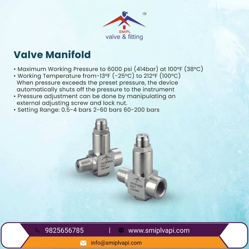 Manifold Valve - High-Grade Stainless Steel, Precision Engineering for Optimal Flow Control