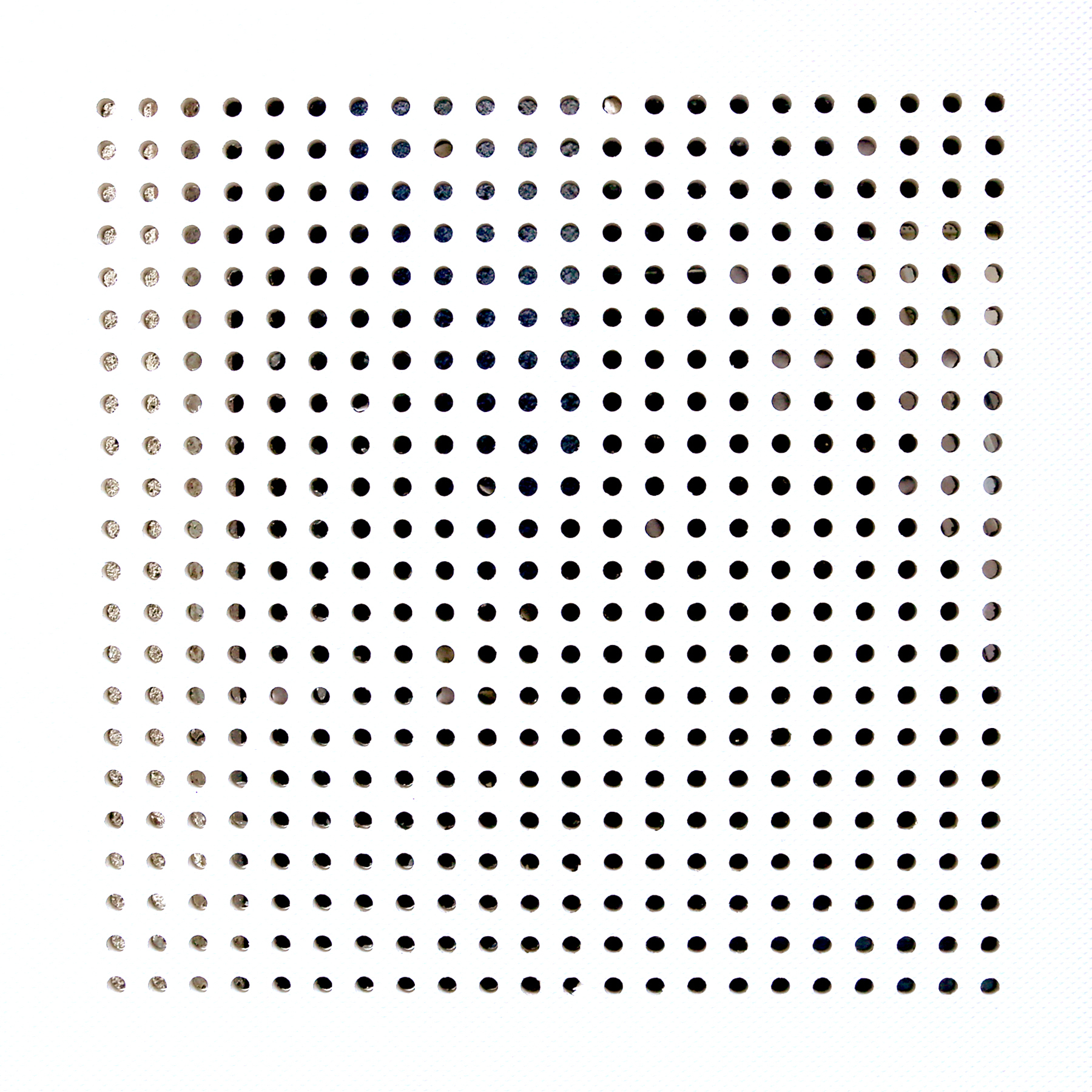 Grg Acoustic Tile - 600x600mm, White Color , 12mm Thickness | Class A Fire Rating, Nrc 0.65 Soundproof Performance