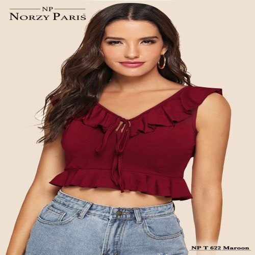 Western Top - Lightweight Cotton Blend , Stylish And Versatile Design For Everyday Use