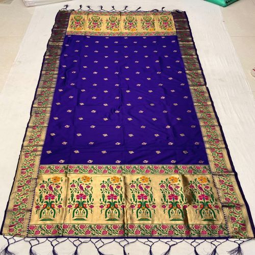 Ladies Printed Dupatta - Butti All Over Mor Parrot Fabric, 2.5m Length, Available In 10 Vibrant Colors | Ethnic Indian Style, Soft Jari And Silk Blend