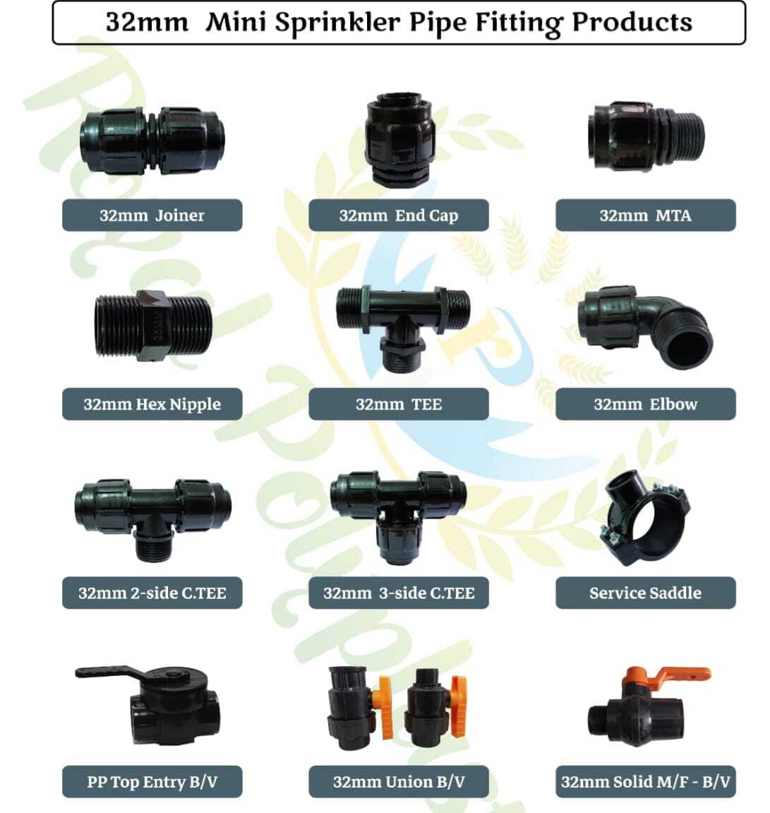 Mini Sprinkler - Metal 12 Inches, Silver Nozzle Type - Drip Irrigation For Agriculture Use, 10 Pack | Lightweight At 0.1 Kg, Efficient Water Distribution