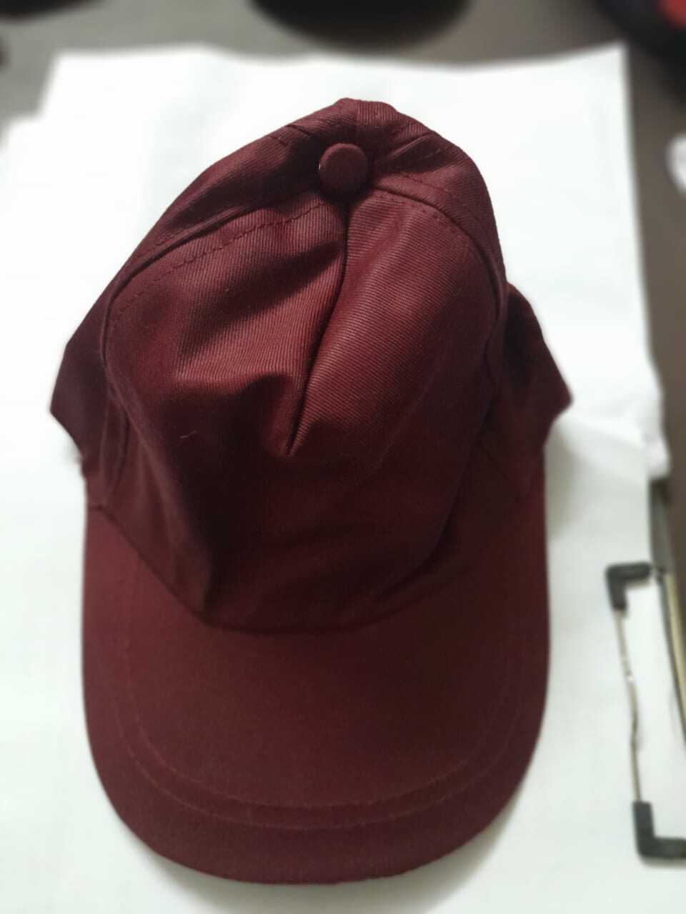 Promotional Cap - Cotton, Adjustable Size, Red Color, 150g Weight | Customizable, Durable, Comfortable, Versatile, Brandable, Double Stitching, Curved Visor