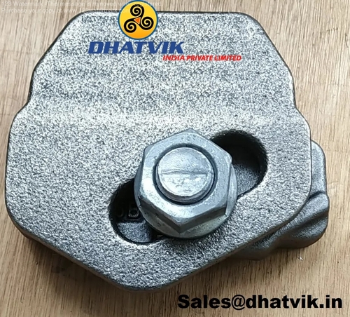 ग्रे A65 वेल्डेड बेस फिक्सिंग रेल क्लिप या एडजस्टेबल क्रेन रेल क्लिप