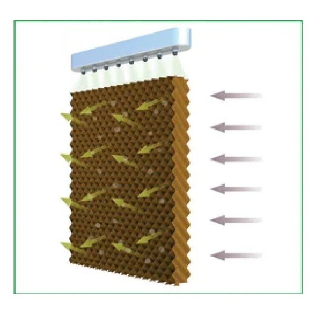 Brown And Green Brown Honeycomb Cooling Pad Dealers From Faridabad Haryana