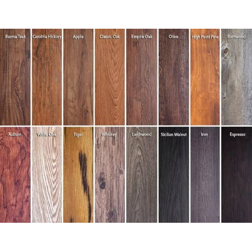 Glossy Laminate Flooring - Wood Material, Customized Size, Natural Color | Anti-slip Surface, Super-smooth Finish, Hassle-free Performance