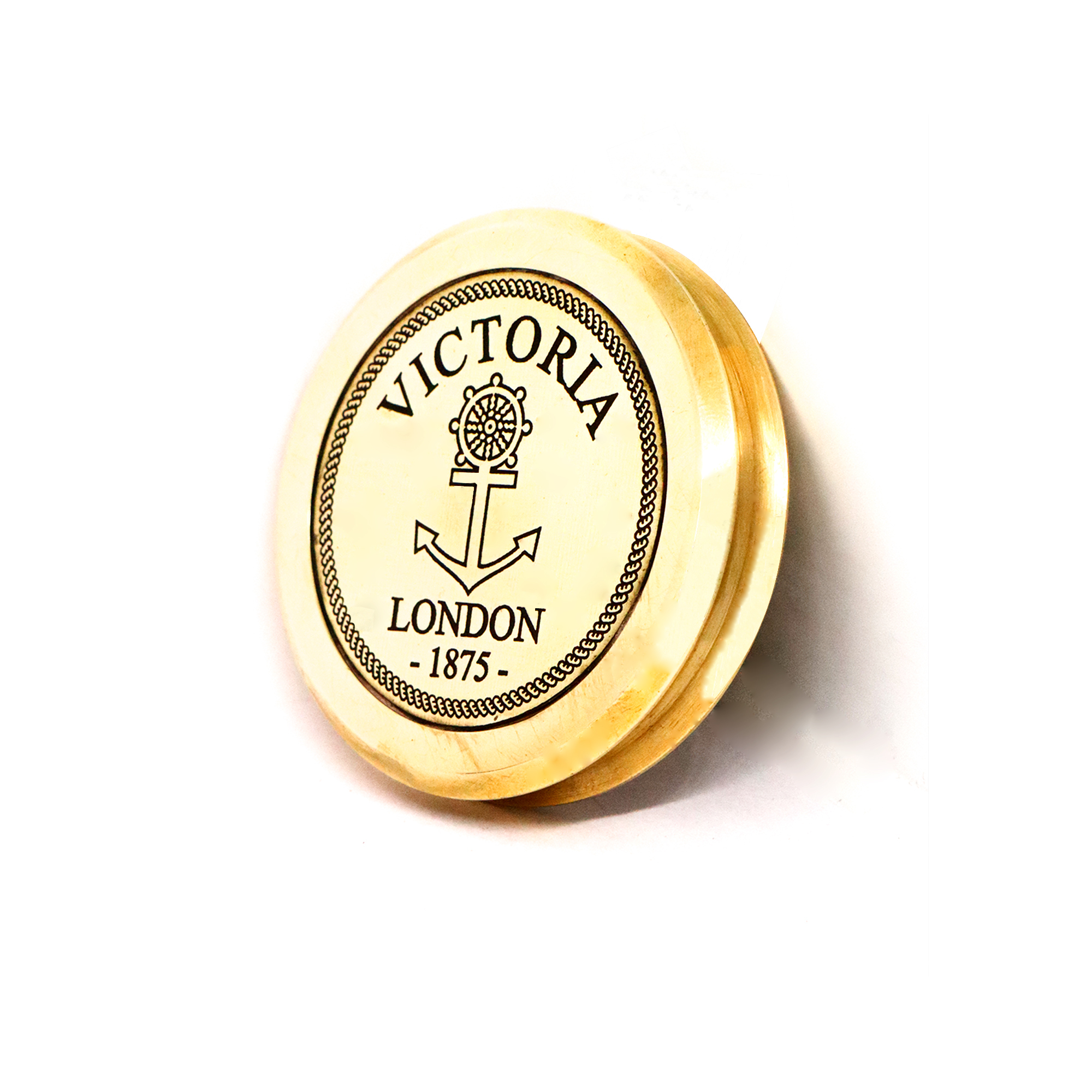 Handmade Antique Finish Open Face Compass