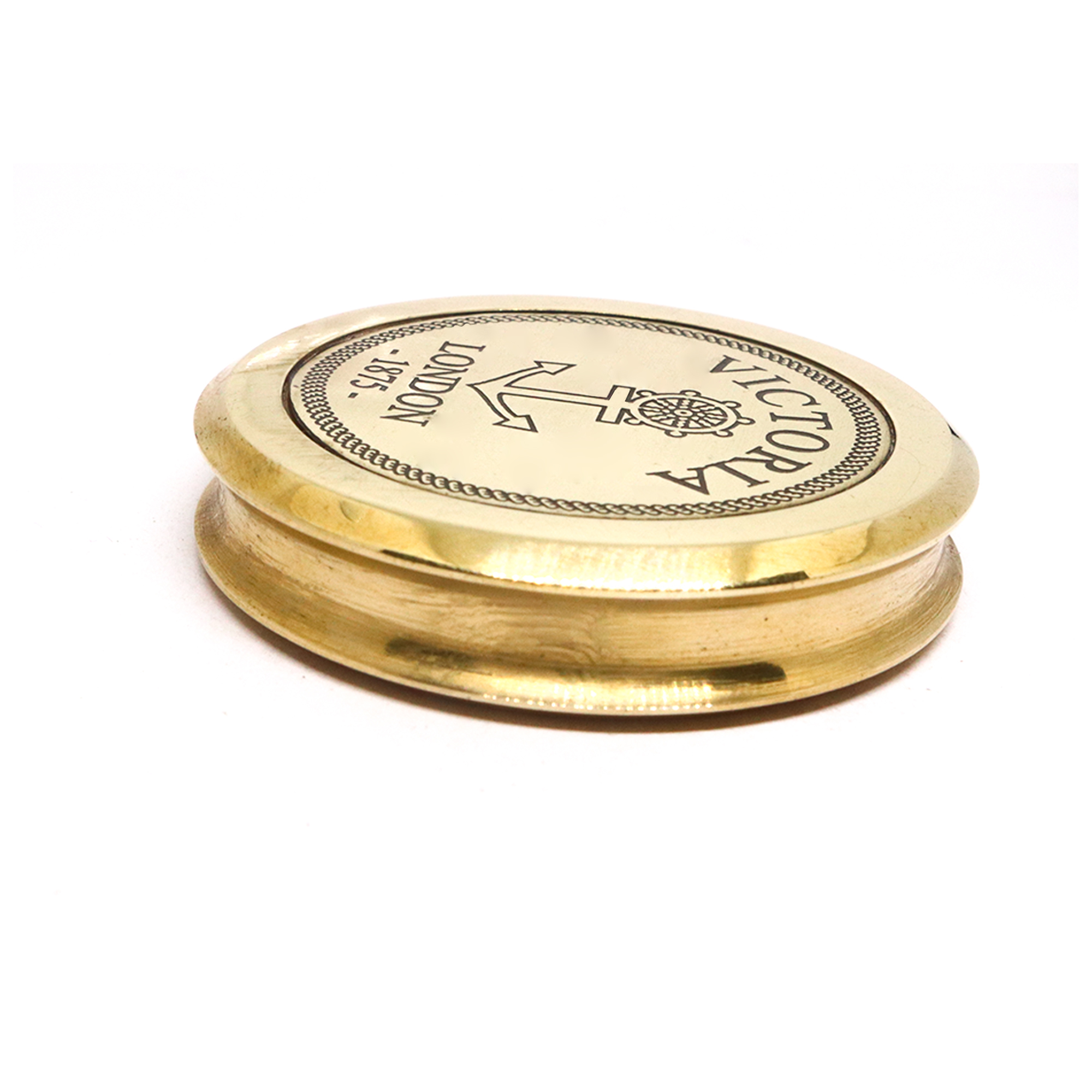 Handmade Antique Finish Open Face Compass