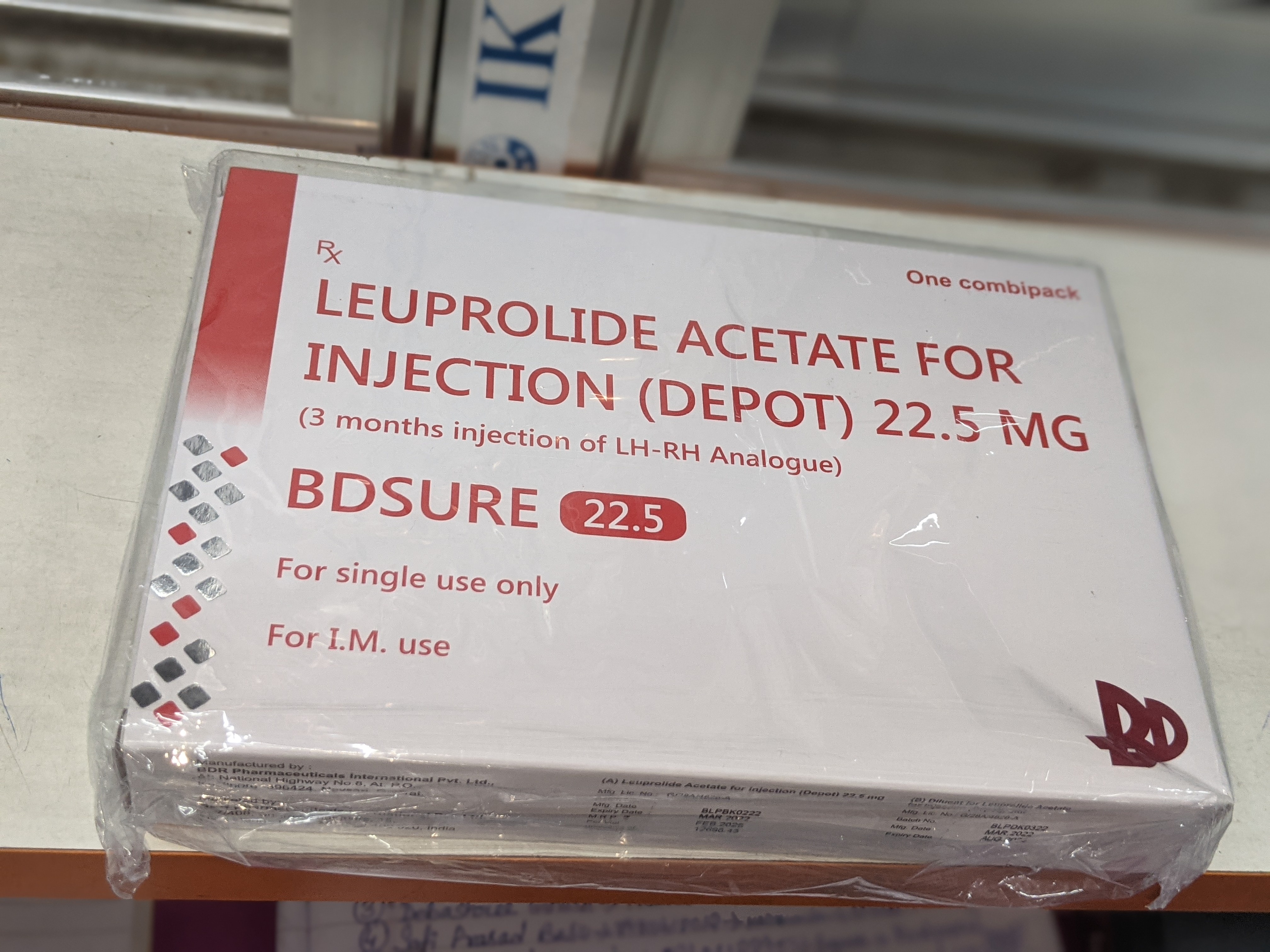 Eupron Cod Leuprolide Injection 3.75mg 11.25mg 22.5mg 45mg at 16800.00 INR in ...