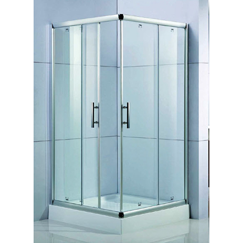 व्हाइट 1000x1000x2150mm एनक्लोजर टफेंड ग्लास रेन शावर रूम