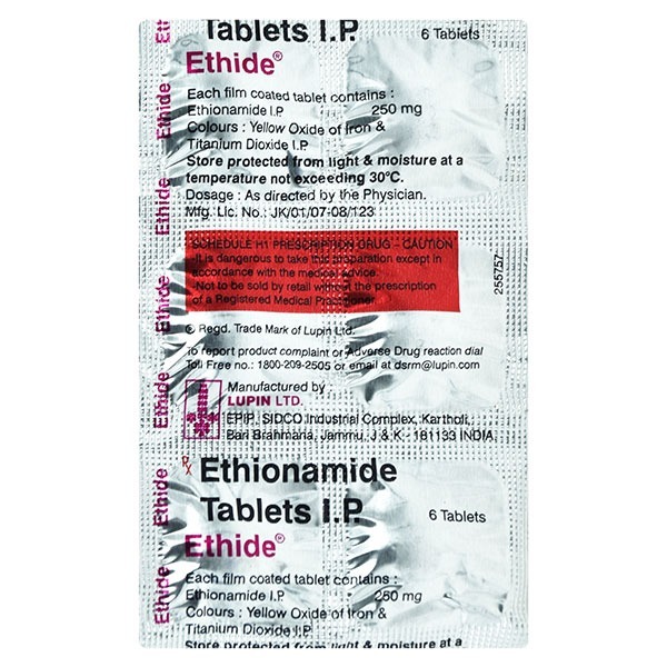 Ethionamide Hydrochloride Tablets Ip General Medicines