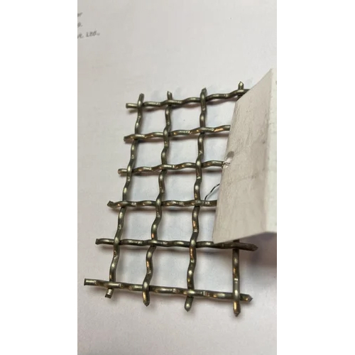 Silver Stainless Steel Ss Crimpad Wire Mesh