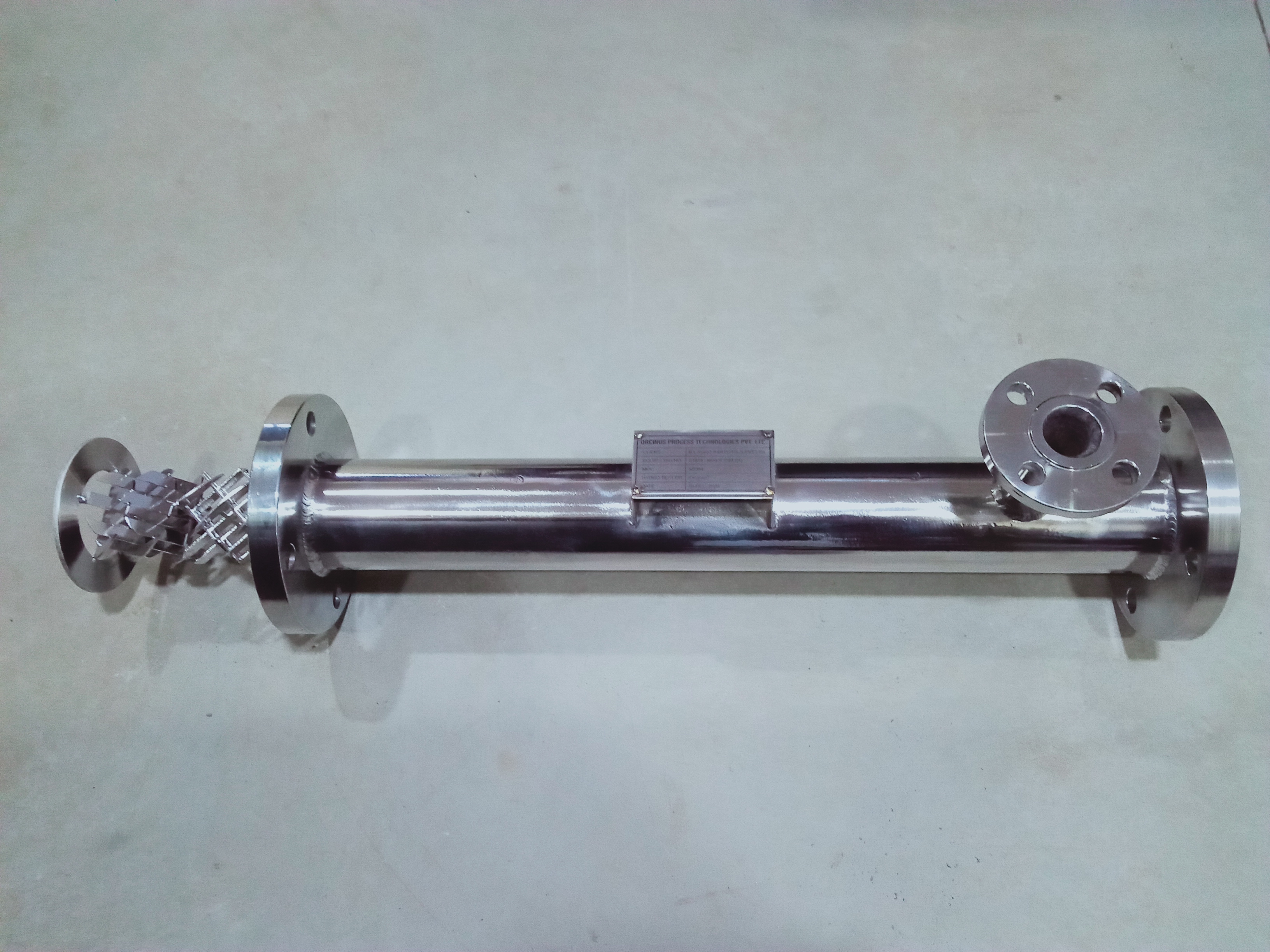 Metal Static Mixer (Helical Type Element)