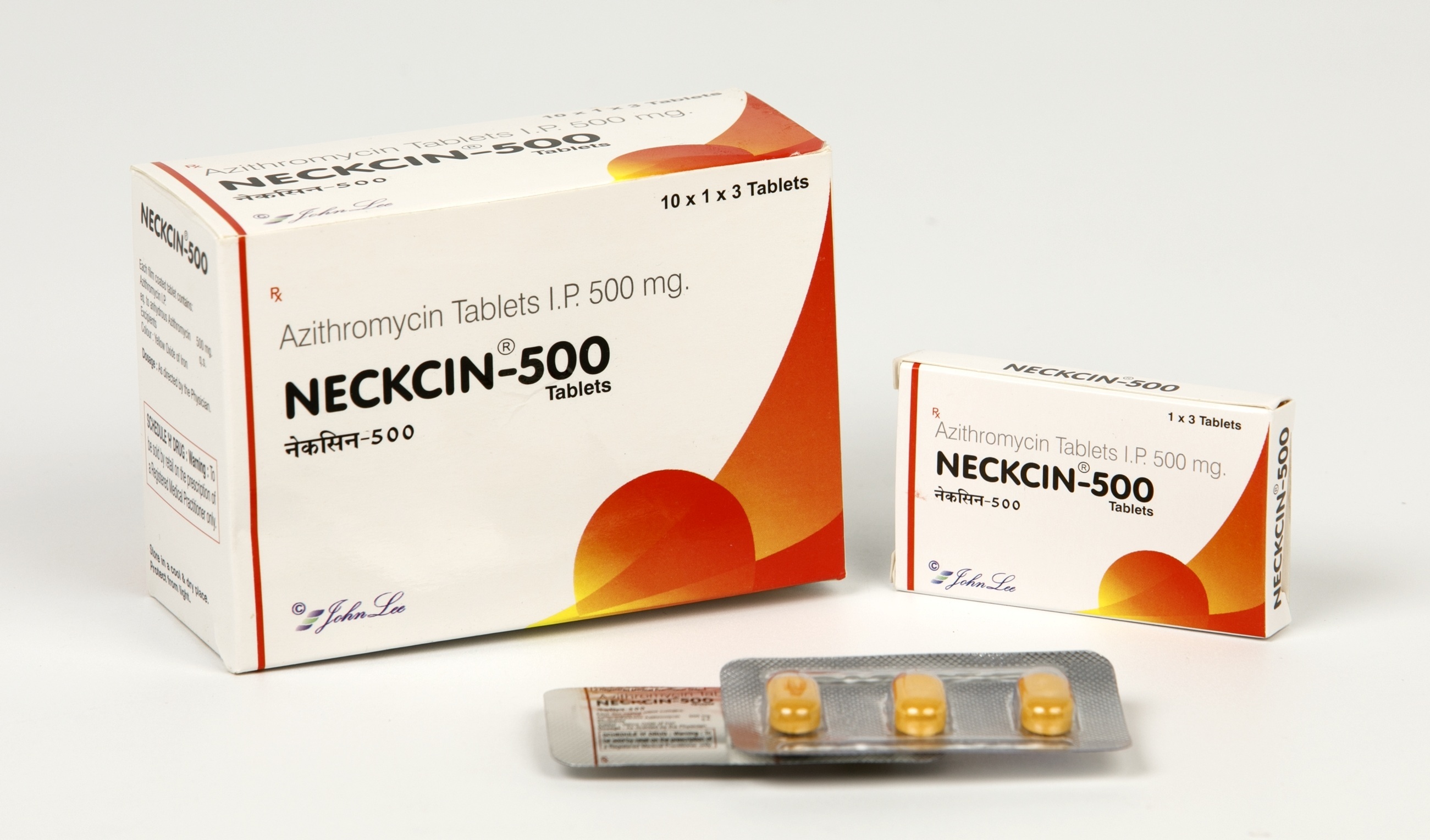 Azithromycin Tablets - 500 Mg, Blister Pack Of 10x10 | For Treating Bacterial Infections, Prescription Required, Store In Dry & Cool Place