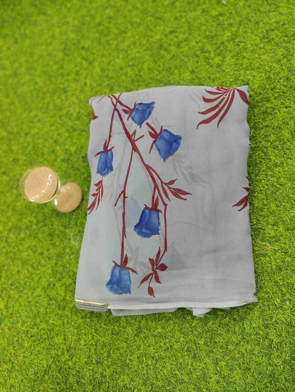 Saree Collection - Mix Size Full Size With Blouse | Breathable, No Fade, Washable, Printed Design For All Seasons