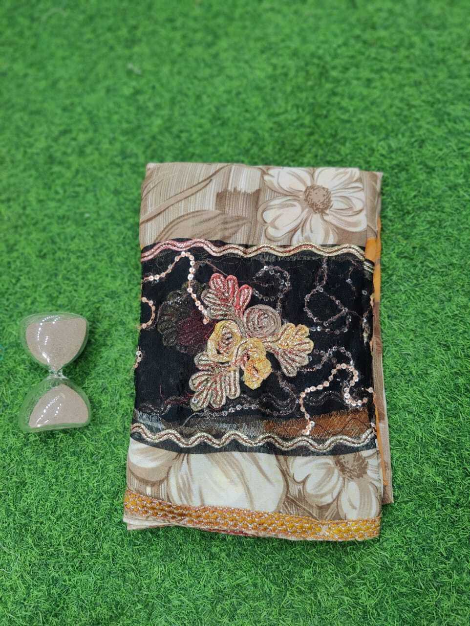 Saree Collection - Mix Size Full Size With Blouse | Breathable, No Fade, Washable, Printed Design For All Seasons