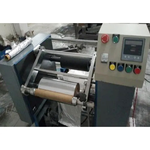 Semi-automatic Aluminium Foil Making Machine - Mild Steel, 12-20 Inch Width, Produces 550-600 Rolls In 8 Hrs | Cnc Technology, Electric Power Source, Painted Surface Treatment