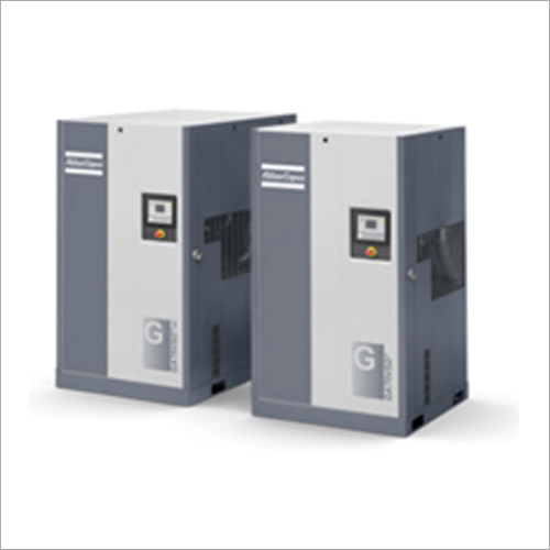 Oil Injected Rotary Screw Air Compressor - Color: Black