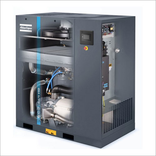Atlas Copco Screw Air Compressor - Color: Black