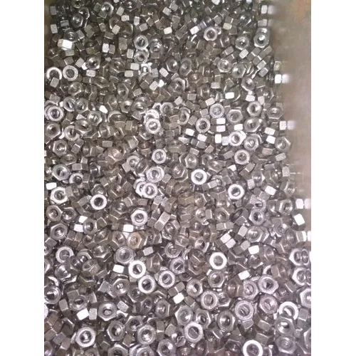1 Inch Mild Steel Hex Nut - Stainless Steel, Multiple Sizes Available | Galvanized Surface Finish, Quality Assured Fasteners For Secure Connections