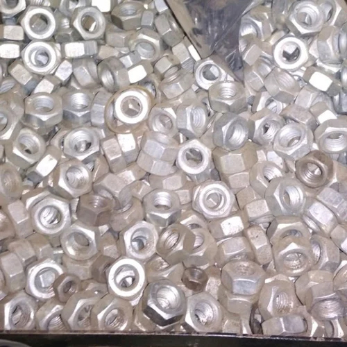 5mm Stainless Steel Hex Nut - Galvanized Finish, Industrial Grade Material | High-quality Durability And Reliability In Heavy-duty Applications